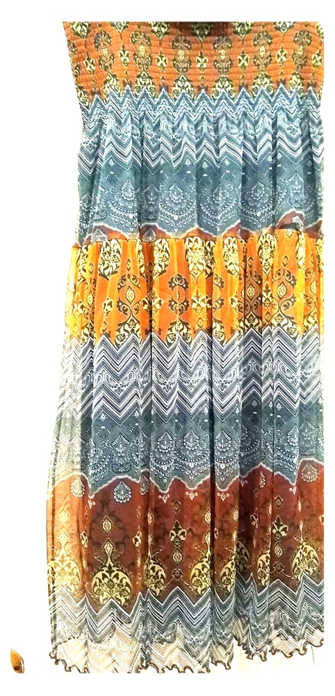 Lapis Metric print skirt